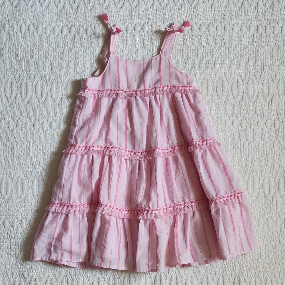 Juicy Couture Tiered 6T Striped Sundress